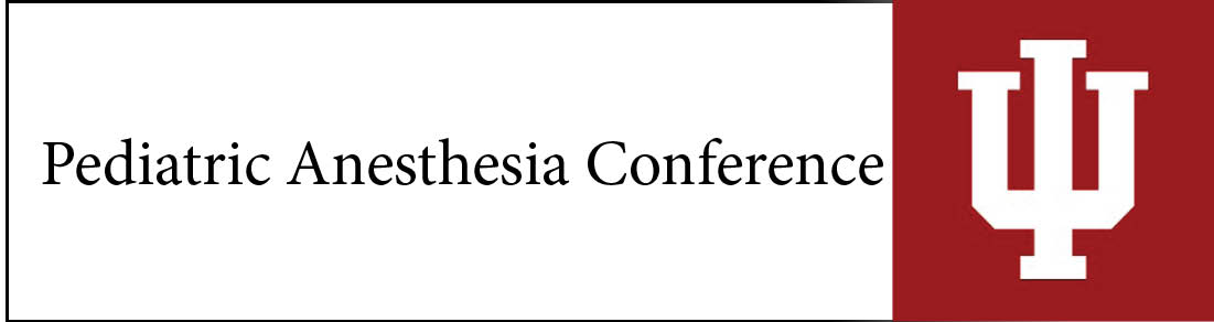 Pediatric Anesthesia Conference Banner